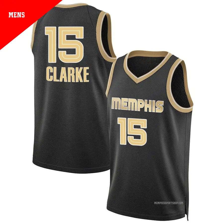 ＃15 Men's Brandon Clarke Memphis Grizzlies Black Swingman Select Series Jersey